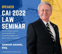 20220209 Adrian Adams speaks at CAI's Annual Law Seminar on The Pandemic's Impact on Law Firm Technology: A Brave New World